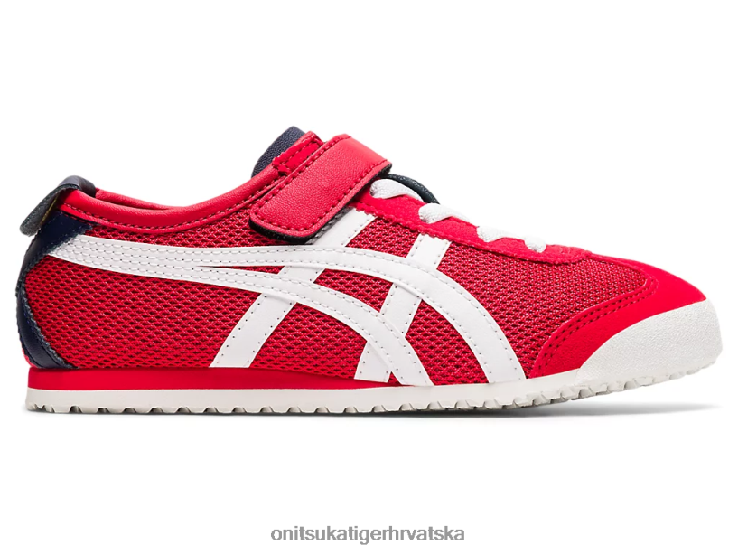 klasična crveno/bijela 8XPTRV645 Onitsuka Tiger cipele Meksiko 66 djeca