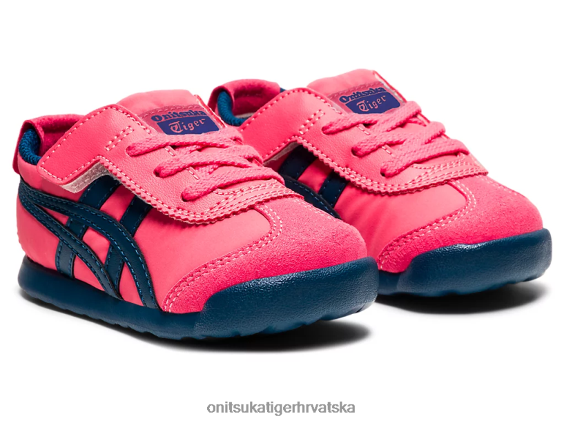roza cameo/mako plava 8XPTRV648 Onitsuka Tiger cipele Meksiko 66 djeca