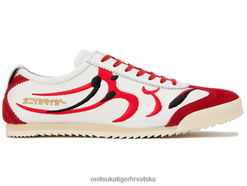 bijela/klasična crvena 8XPTRV140 Onitsuka Tiger cipele Meksiko 66 deluxe muškarci