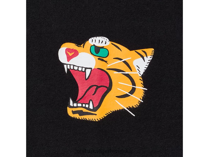 crno 8XPTRV431 Onitsuka Tiger odjeća je grafička majica muškarci