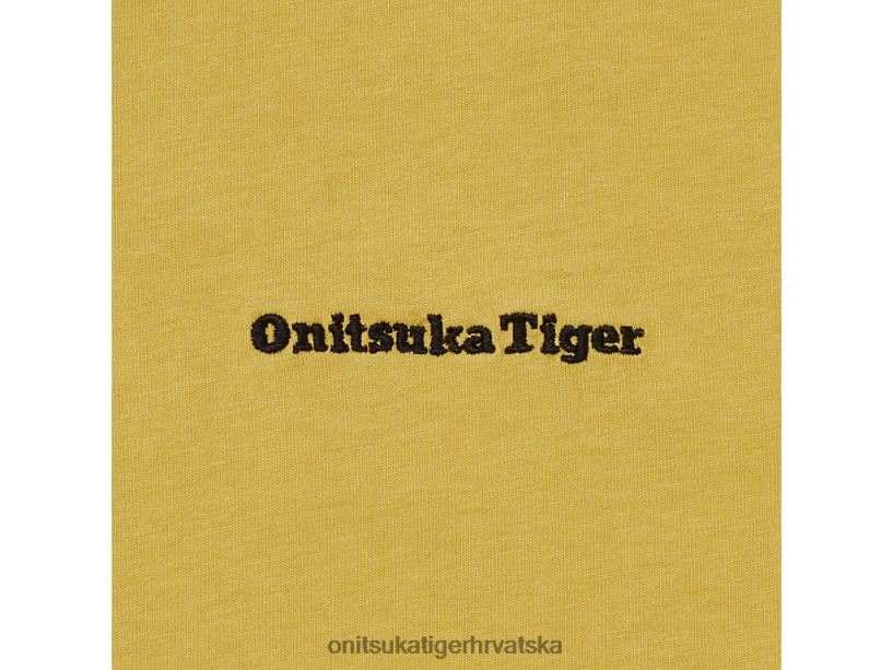 žuta boja 8XPTRV437 Onitsuka Tiger odjeća grafička majica muškarci