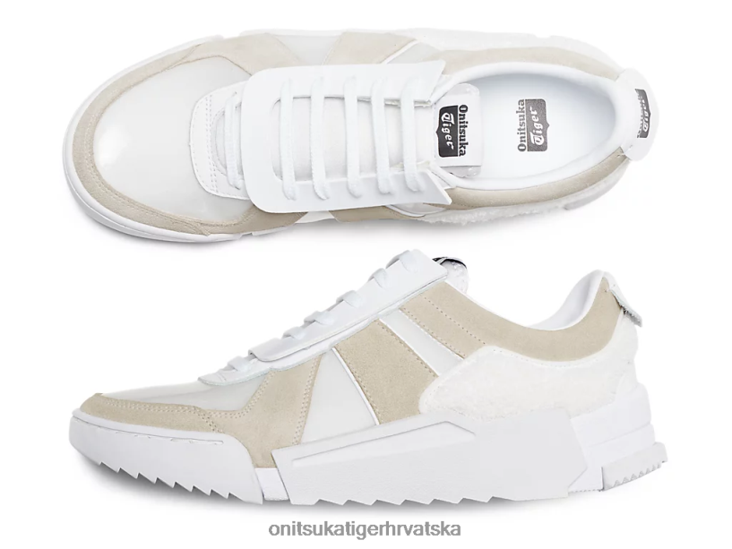 bijela 8XPTRV204 Onitsuka Tiger cipele d-trener slip-on uniseks