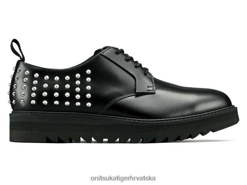 crno 8XPTRV17 Onitsuka Tiger cipele derbi s klincima uniseks