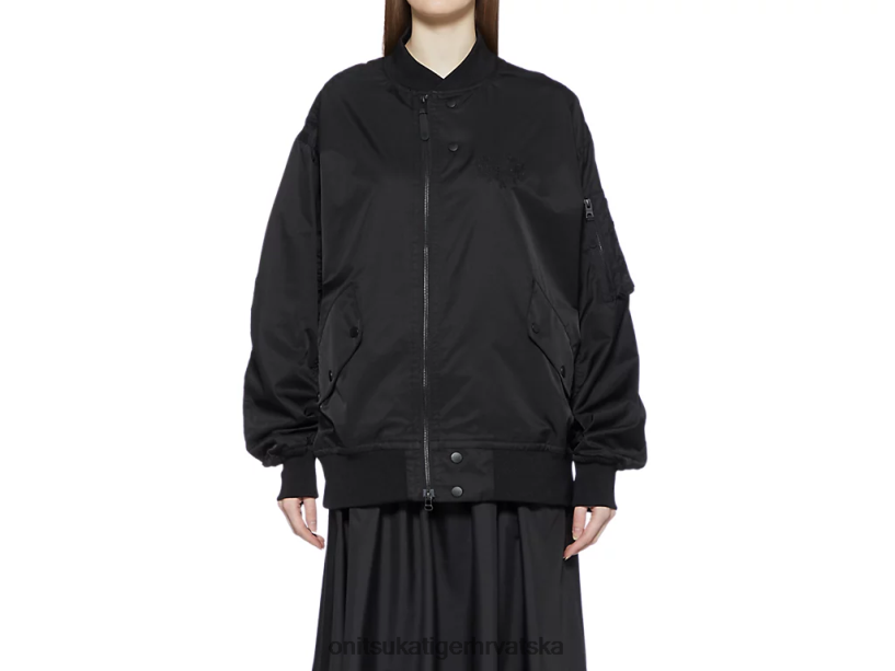 crno 8XPTRV415 Onitsuka Tiger odjeća p bomber jakna uniseks