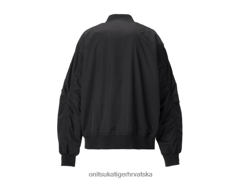 crno 8XPTRV415 Onitsuka Tiger odjeća p bomber jakna uniseks