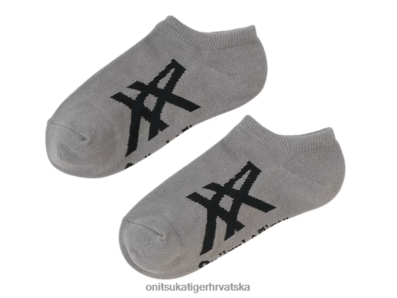 sivo/crno 8XPTRV495 Onitsuka Tiger pribor čarape do gležnja uniseks