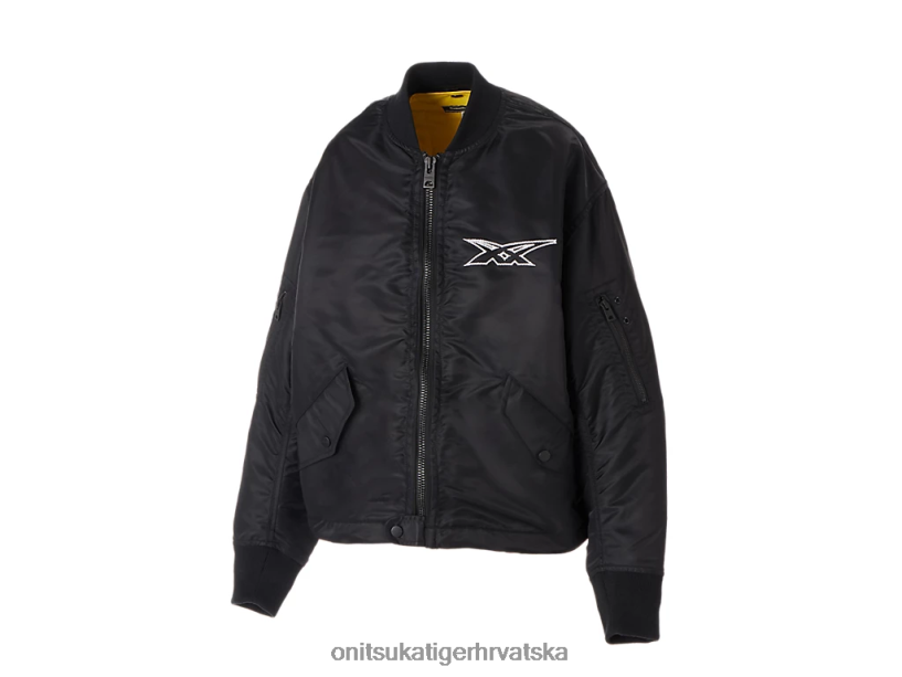 crno 8XPTRV595 Onitsuka Tiger odjeća ws bomber jakna žene