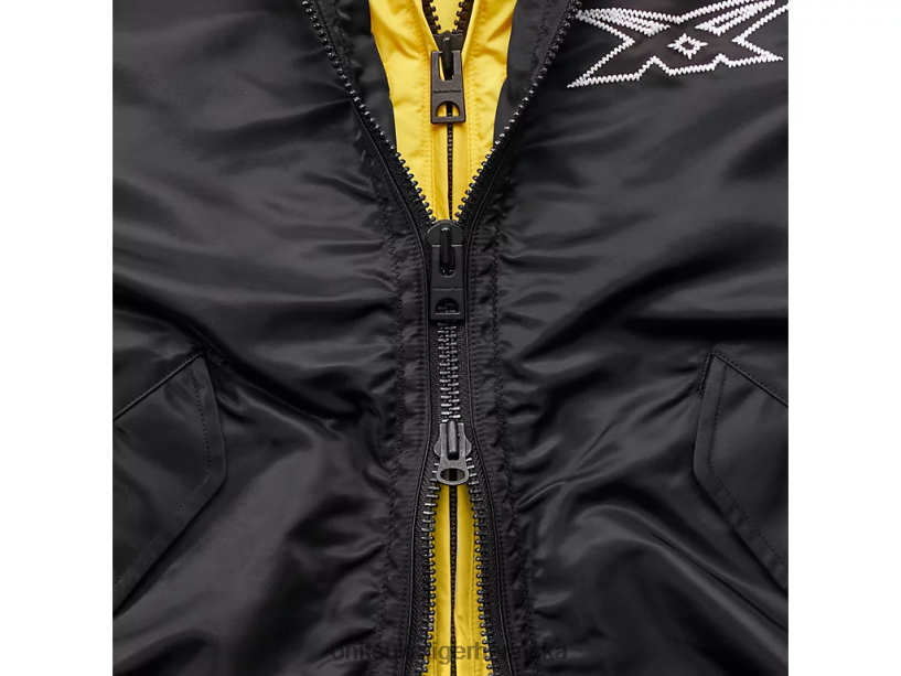 crno 8XPTRV595 Onitsuka Tiger odjeća ws bomber jakna žene