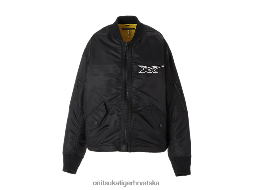 crno 8XPTRV595 Onitsuka Tiger odjeća ws bomber jakna žene